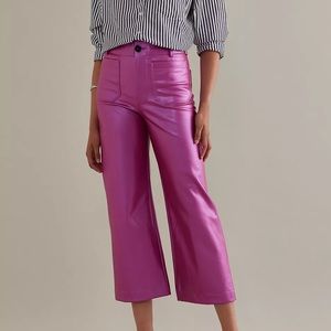 Anthropologie Colette Faux Leather Pants